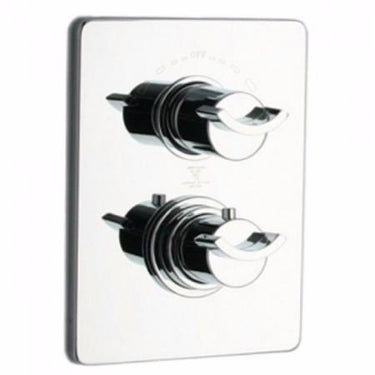 Latoscana Morgana Thermostatic Valve With 2 Way Diverter Volume Control In Chrome bathroom fixture hardware parts Latoscana